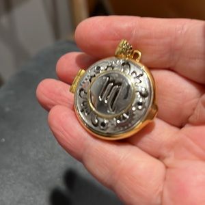 Black Phoenix Alchemy Lab Sterling Silver w/Gold Overlay Scorpio Scent Locket